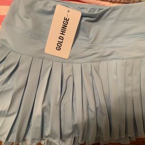 COPY - NWT Gold Hinge tennis shirt Small blue